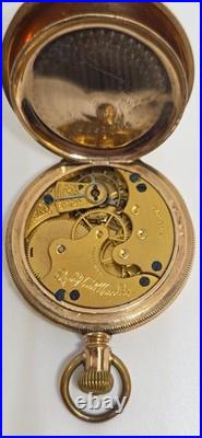 Elgin Hunter Case Colectible, antique, 14k Gf, rare, vintage, Pocket Watch, Usa