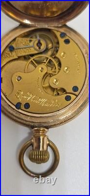 Elgin Hunter Case Colectible, antique, 14k Gf, rare, vintage, Pocket Watch, Usa