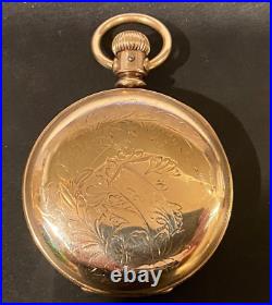 Elgin Hunter case size 18 Gold filled Pocket Watch 1889
