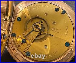 Elgin Hunter case size 18 Gold filled Pocket Watch 1894 serviced