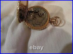 Elgin Hunting Case Ladies G. F, Pocket Watch, Great Piece M
