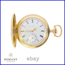Elgin Hunting Case Pocket Watch Gold Filled