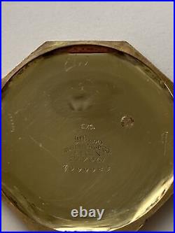 Elgin Medora Octagon pocket watch 21 jewels 14K GF Swiss Railroad ornate case