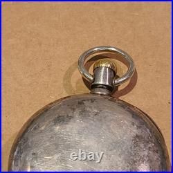 Elgin Model 5 Coin Silver Case (no Key) Grade 74 Pocket Watch 18s 11j (q1 G)