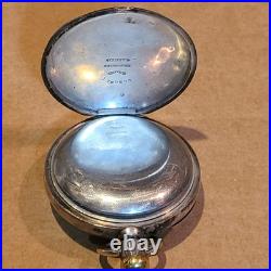 Elgin Model 5 Coin Silver Case (no Key) Grade 74 Pocket Watch 18s 11j (q1 G)