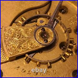 Elgin Model 5 Coin Silver Case (no Key) Grade 74 Pocket Watch 18s 11j (q1 G)