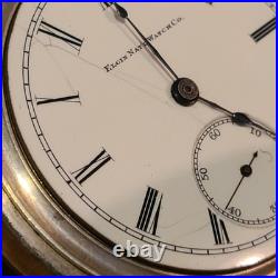 Elgin Model 5 Coin Silver Case (no Key) Grade 74 Pocket Watch 18s 11j (q1 G)