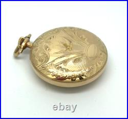 Elgin National Watch Co Model 4 18s 7j pocket watch circa 1896 GF 20 year case