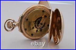 Elgin National Watch Company Pocket Watch in Keystone Star (Gold Filled) Case