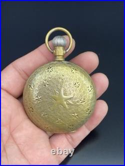 Elgin Natl. Watch Company 51mm Case Manual Wind White Dial Pocket Watch -REPAIR