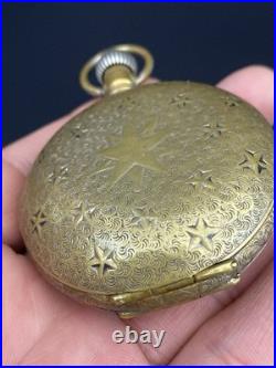 Elgin Natl. Watch Company 51mm Case Manual Wind White Dial Pocket Watch -REPAIR