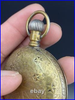 Elgin Natl. Watch Company 51mm Case Manual Wind White Dial Pocket Watch -REPAIR