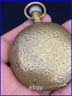 Elgin Natl. Watch Company 51mm Case Manual Wind White Dial Pocket Watch -REPAIR