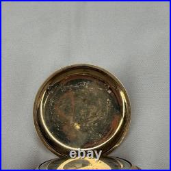 Elgin Philadelphia Watch Case Co. Pocket Watch Gold Color Flower Case Design
