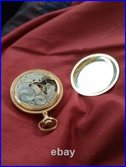 Elgin Pocket Watch 14K RGP 25 Years Guarantee case Made USA? Runs