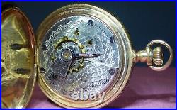 Elgin Pocket Watch 15 Jewel Keystone Hunter Case