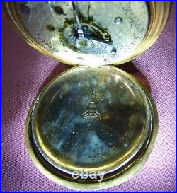 Elgin Pocket Watch 15 Jewel Keystone Hunter Case