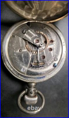 Elgin Pocket Watch 1893 2 coin Dueber Case Works