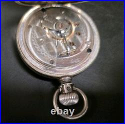 Elgin Pocket Watch 1893 2 coin Dueber Case Works
