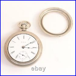 Elgin Pocket Watch 18 Size 17 Jewel in Silverode Philadelphia Case DF420
