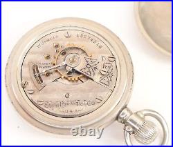 Elgin Pocket Watch 18 Size 17 Jewel in Silverode Philadelphia Case DF420