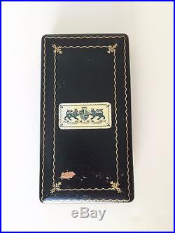 Elgin Pocket Watch Art Nouveau Fob 25 Year J Boss 14k Gold Filled + Leather Case