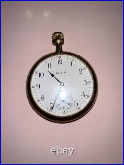 Elgin Pocket Watch Gold Case