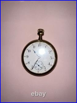 Elgin Pocket Watch Gold Case