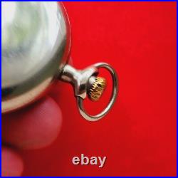 Elgin Pocket Watch Mechanical White Porcelain Dial Vintage Screwdown Case