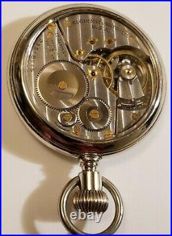 Elgin Scarce Masonic 16S. 17J. Adj High Grade 466 gold timming display case 1919