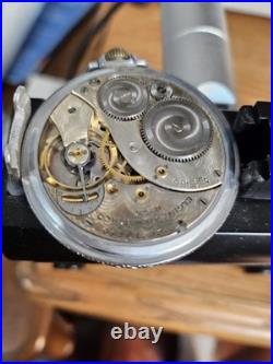 Elgin Size 12 Pocket Watch 15j Serviced With Hand Cleaned Case