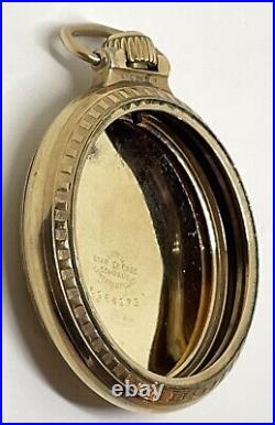 Elgin Star Pocket Watch Case / 12k Gold Filled