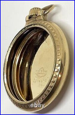 Elgin Star Pocket Watch Case / 12k Gold Filled