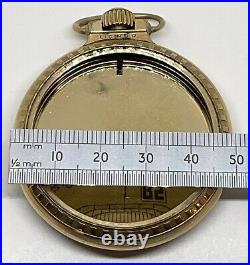 Elgin Star Pocket Watch Case / 12k Gold Filled