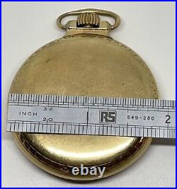 Elgin Star Pocket Watch Case / 12k Gold Filled