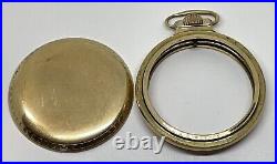 Elgin Star Pocket Watch Case / 12k Gold Filled