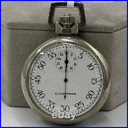 Elgin Timer Bureau of Ordnance Case Engraved Pocket Watch