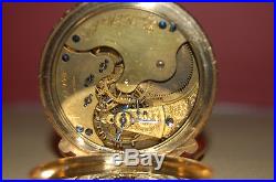 Elgin national watch company pocket watch 14k Dueber watch outer casing company