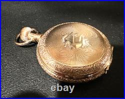 Elgin s16 Gold filled Hunter case Pocket Watch, circa 1918, 53mm, exl. Condition