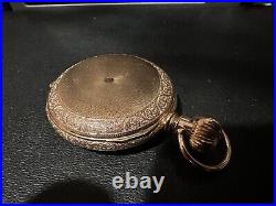 Elgin s16 Gold filled Hunter case Pocket Watch, circa 1918, 53mm, exl. Condition