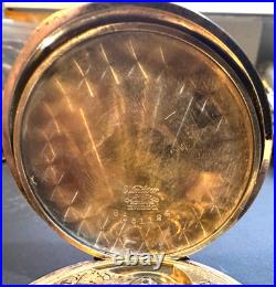 Elgin size16 Hunter Case gold filled Pocket Watch, 1907 exl. Cond. With chain