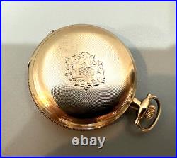 Elgin size 16 gold filled Hunter case pocket Watch, circa 1922