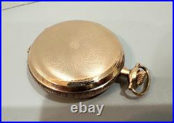 Elgin size 16 gold filled Hunter case pocket Watch, circa 1922