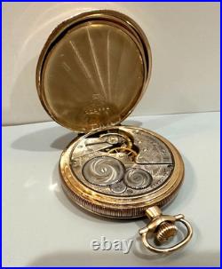 Elgin size 16 gold filled Hunter case pocket Watch, circa 1922