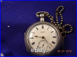 English Pair Case Pocket Watch Sterling Silver