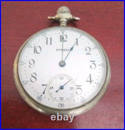 Equity Watch Co Boston 15 Jewels Philadelphia Case Silverode Pocket Watch. Works