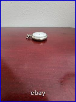 Equity Watch Co Boston 15 Jewels Philadelphia Case Silverode Pocket Watch. Works