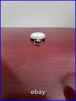 Equity Watch Co Boston 15 Jewels Philadelphia Case Silverode Pocket Watch. Works