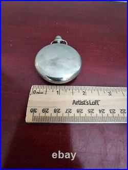 Equity Watch Co Boston 15 Jewels Philadelphia Case Silverode Pocket Watch. Works
