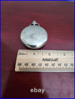 Equity Watch Co Boston 15 Jewels Philadelphia Case Silverode Pocket Watch. Works